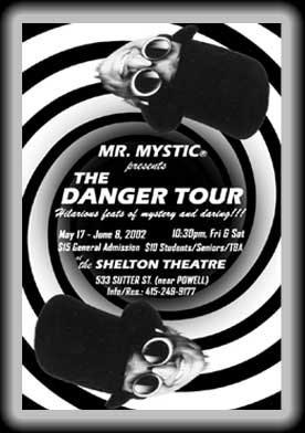 The Danger Tour Front Postcard